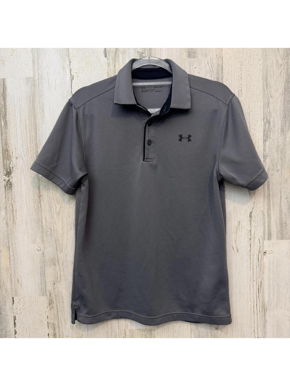 Under Armour Men’s Medium Gray Performance Polo Golf Shirt